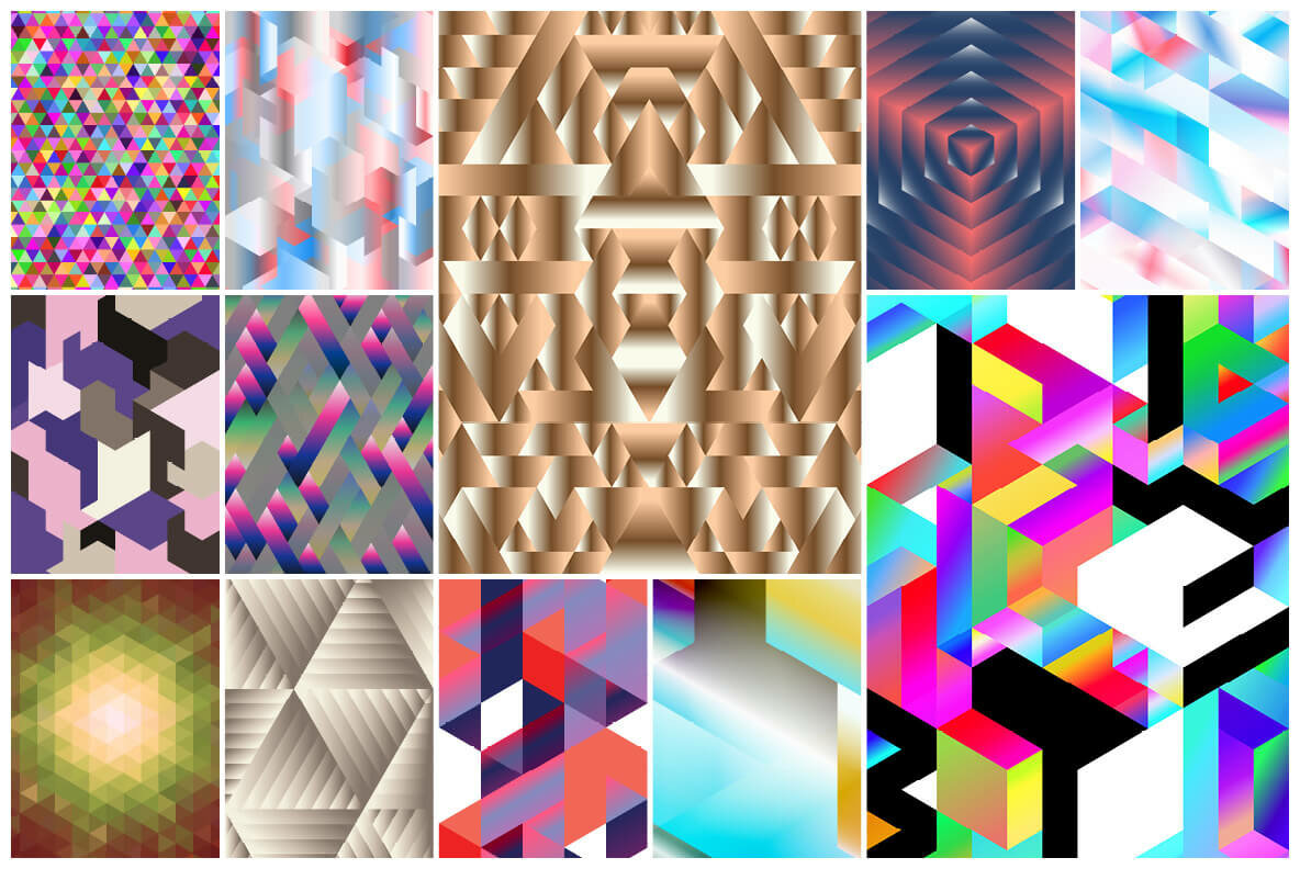 165 Abstract Geometric Backgrounds 165 Abstract Geometric Backgrounds