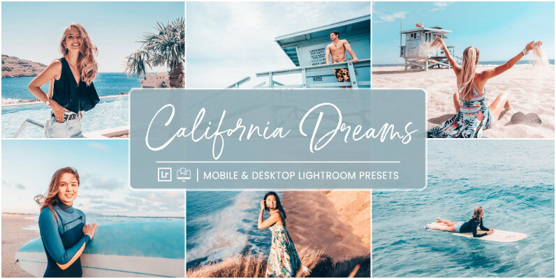 California Dream   Mobile   Desktop Lightroom Presets