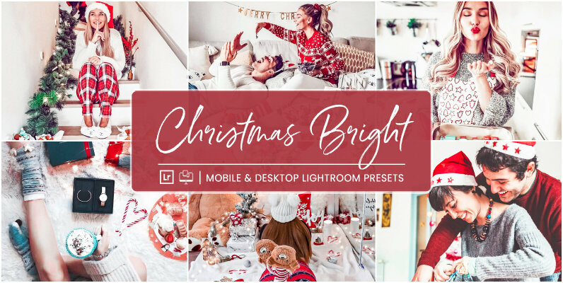Christmas Bright   Mobile   Desktop Lightroom Presets