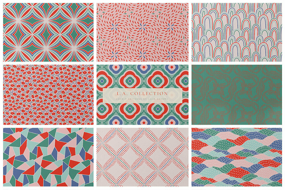 Lovely Seamless Patterns Kit 3