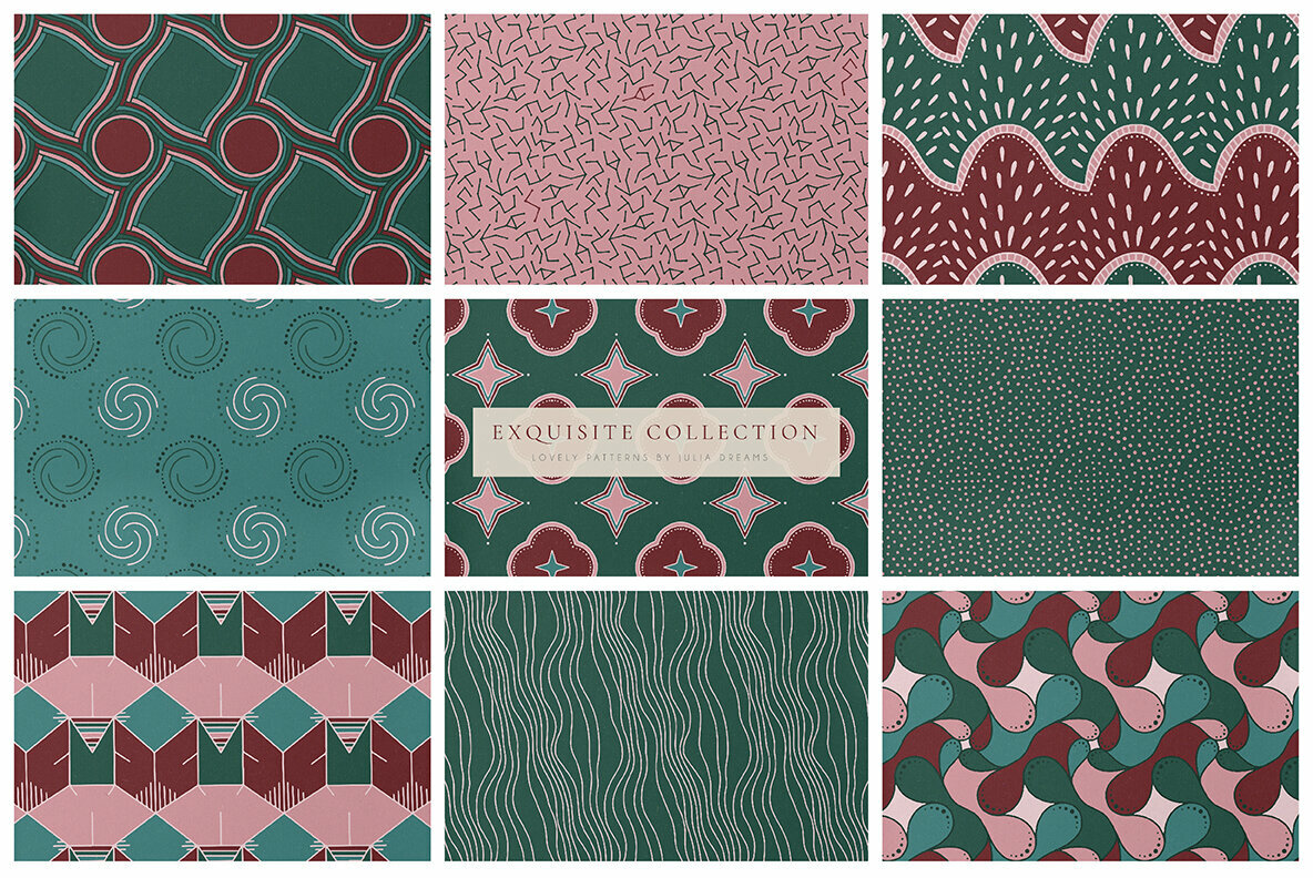 Lovely Seamless Patterns Kit 5