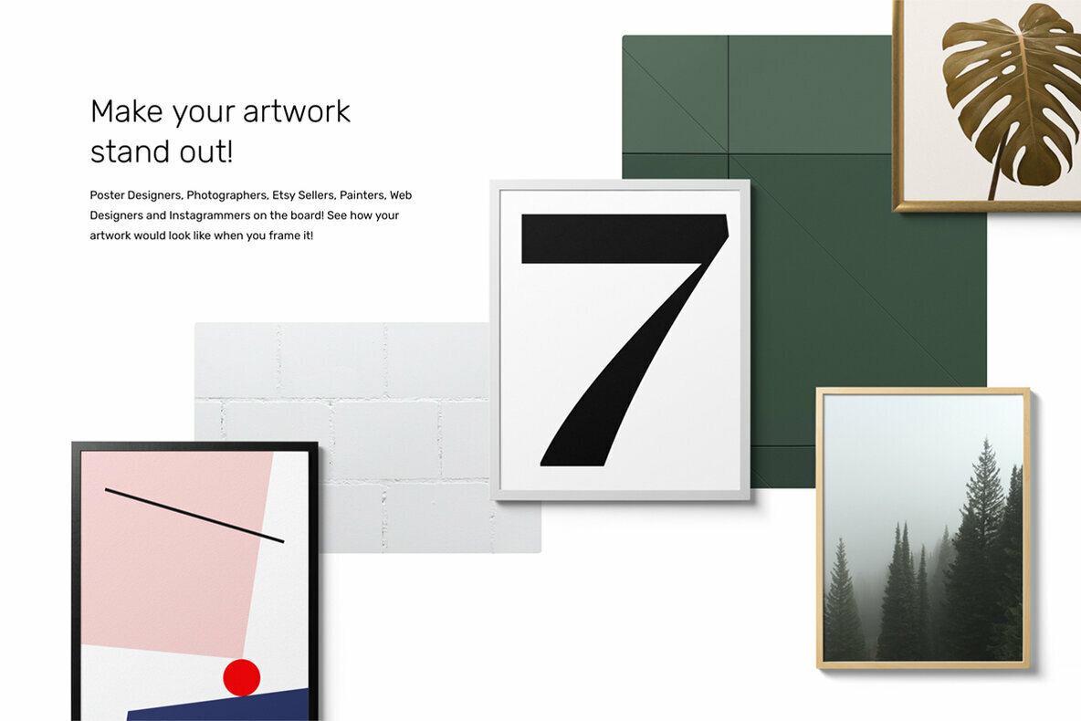 Poster Frame Mockups Poster Frame Mockups