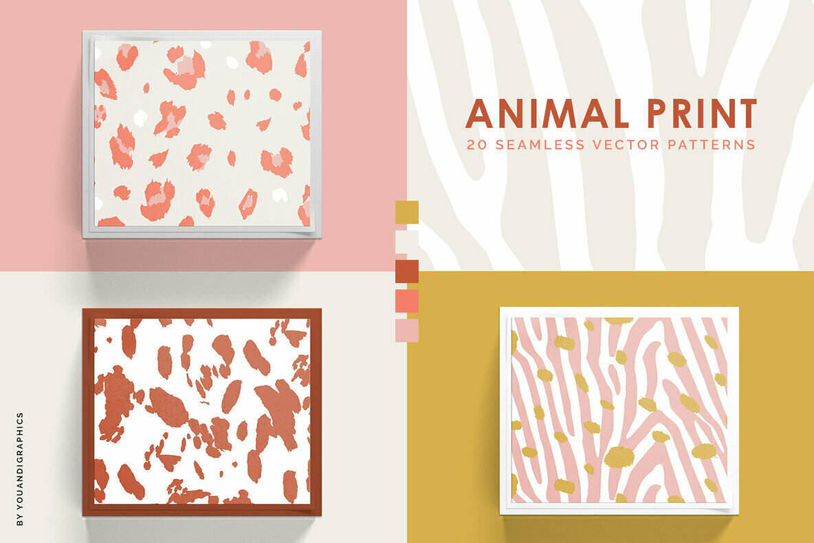 Animal Print Seamless Patterns 1