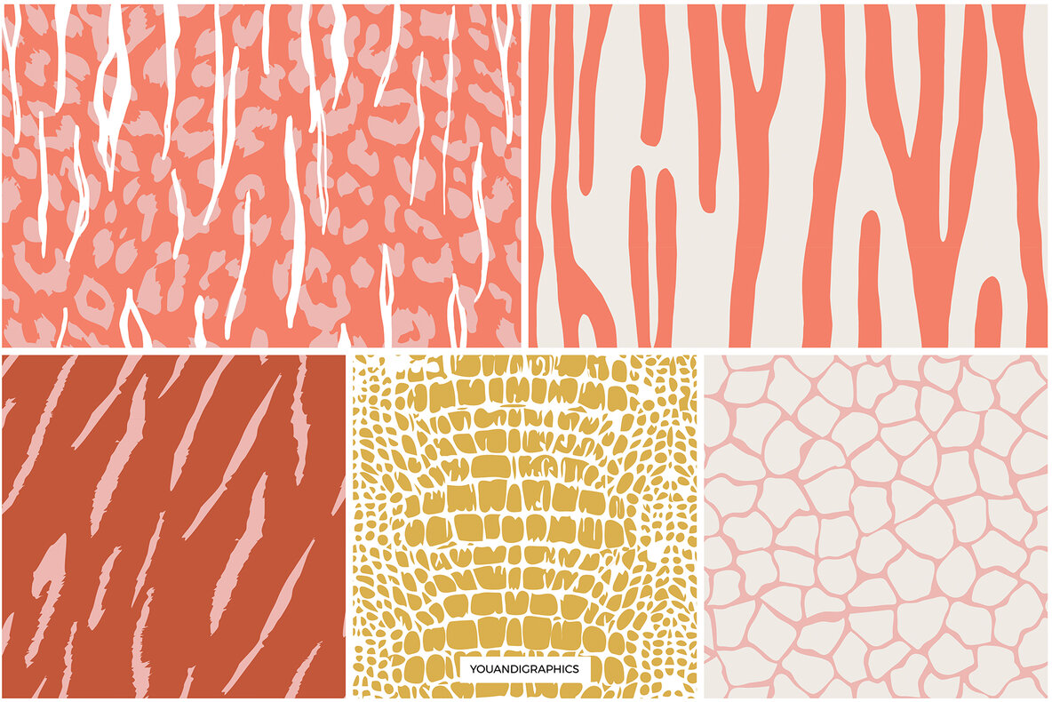 Animal Print Seamless Patterns 9