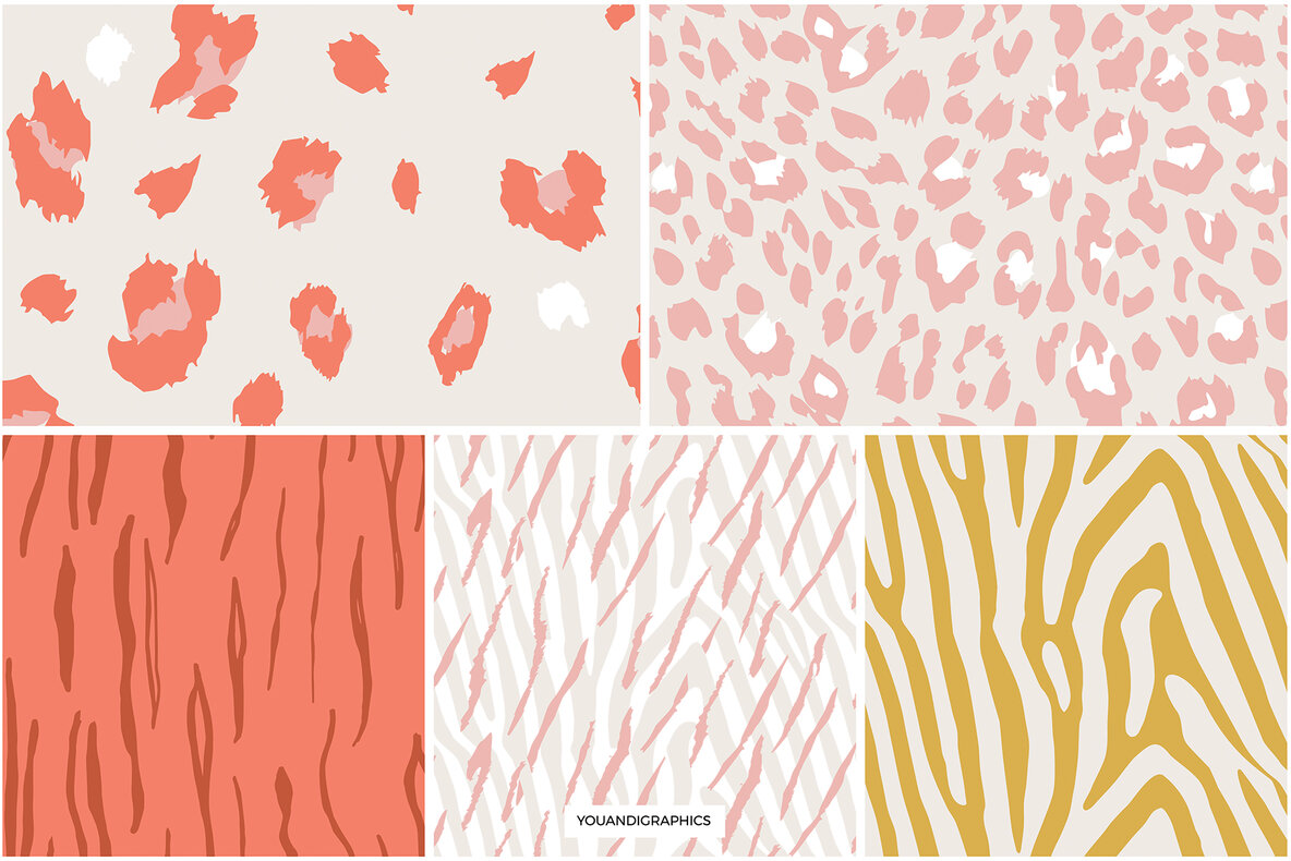 Animal Print Seamless Patterns 12