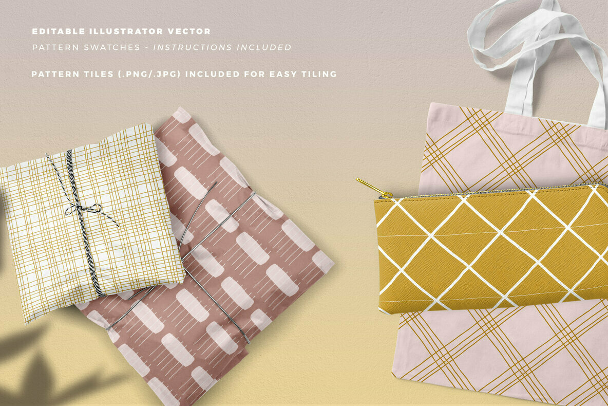 Sunset Lines Hand Drawn Patterns Sunset Lines Hand Drawn Patterns