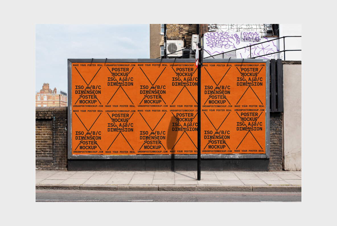 Urban Poster Mockup Vol 4 Urban Poster Mockup Vol 4