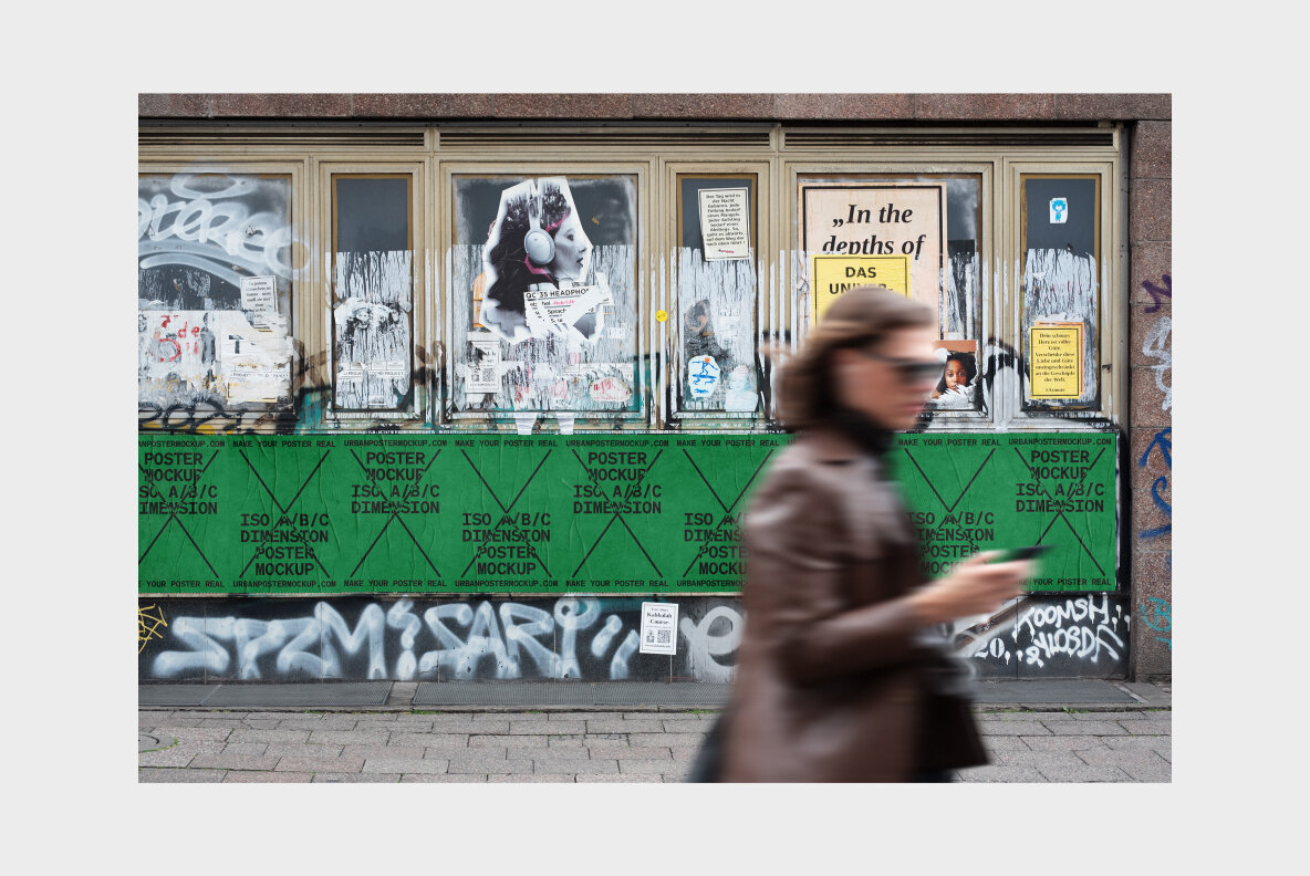 Urban Poster Mockup Vol 4 Urban Poster Mockup Vol 4