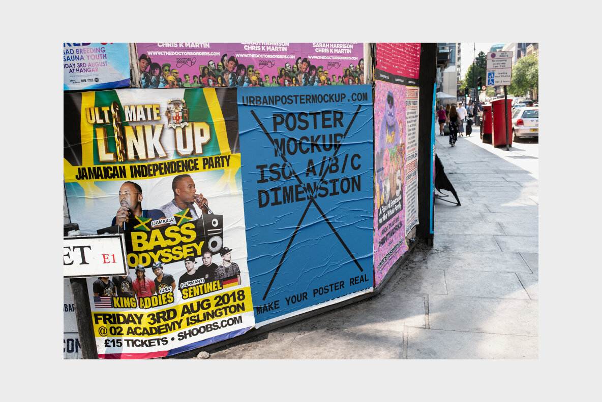 Urban Poster Mockup Vol 4 Urban Poster Mockup Vol 4