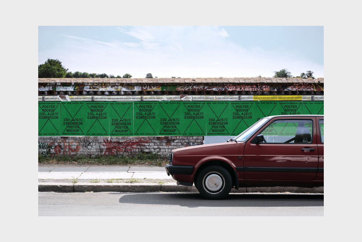 Urban Poster Mockup Vol 4 Urban Poster Mockup Vol 4