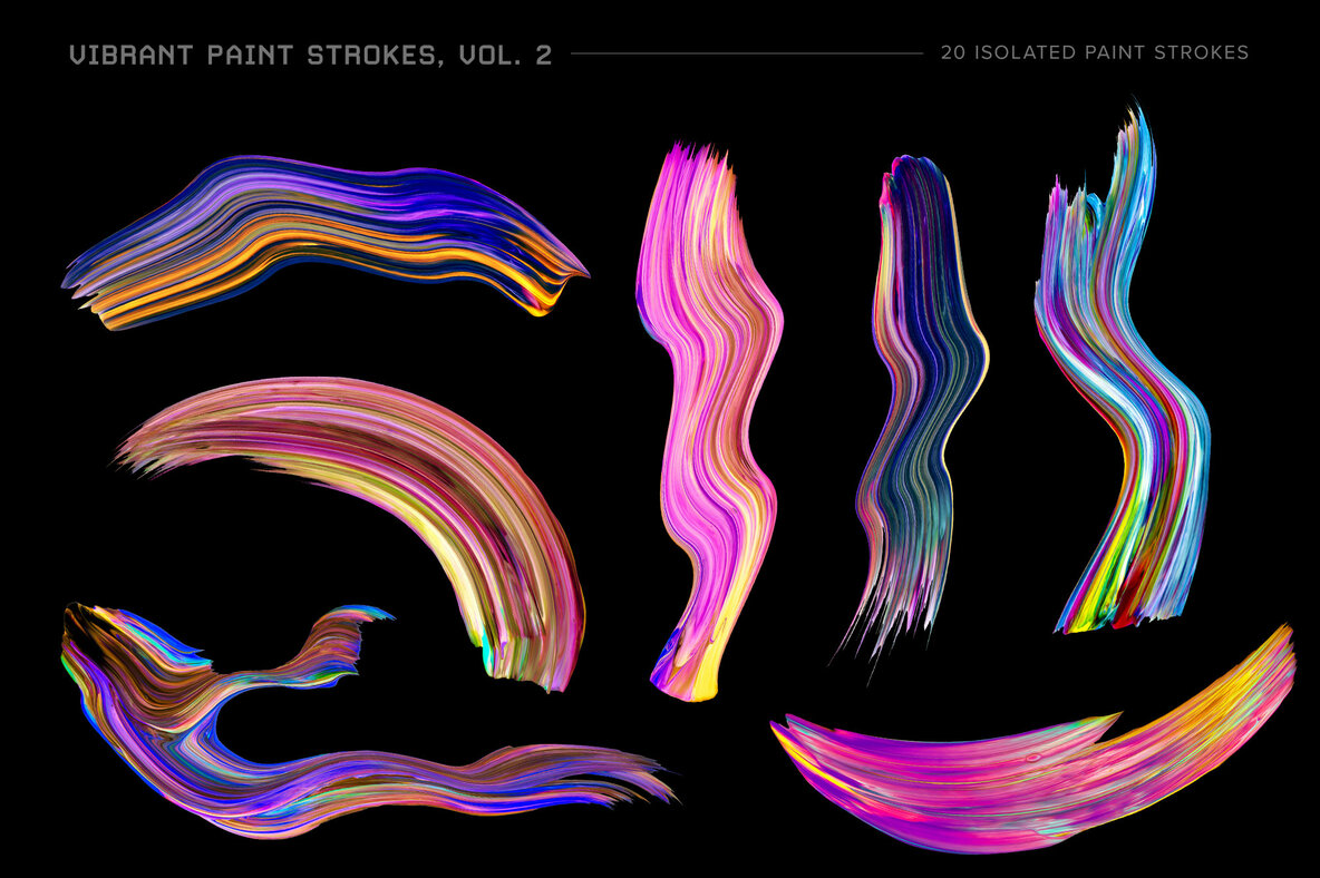 Vibrant Paint Strokes Vol  2 9