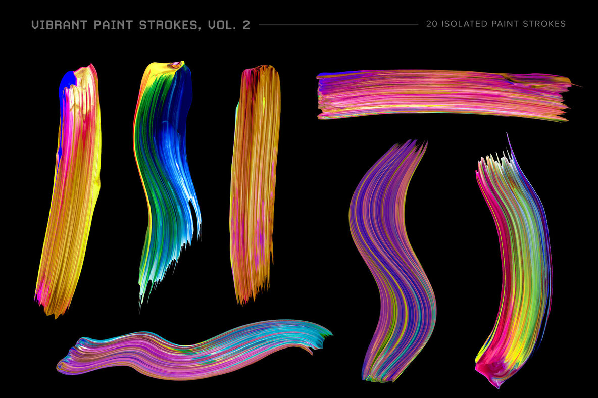 Vibrant Paint Strokes Vol  2 10