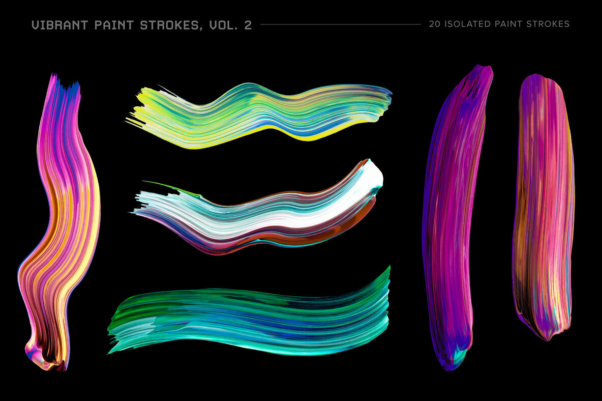 Vibrant Paint Strokes Vol  2 11