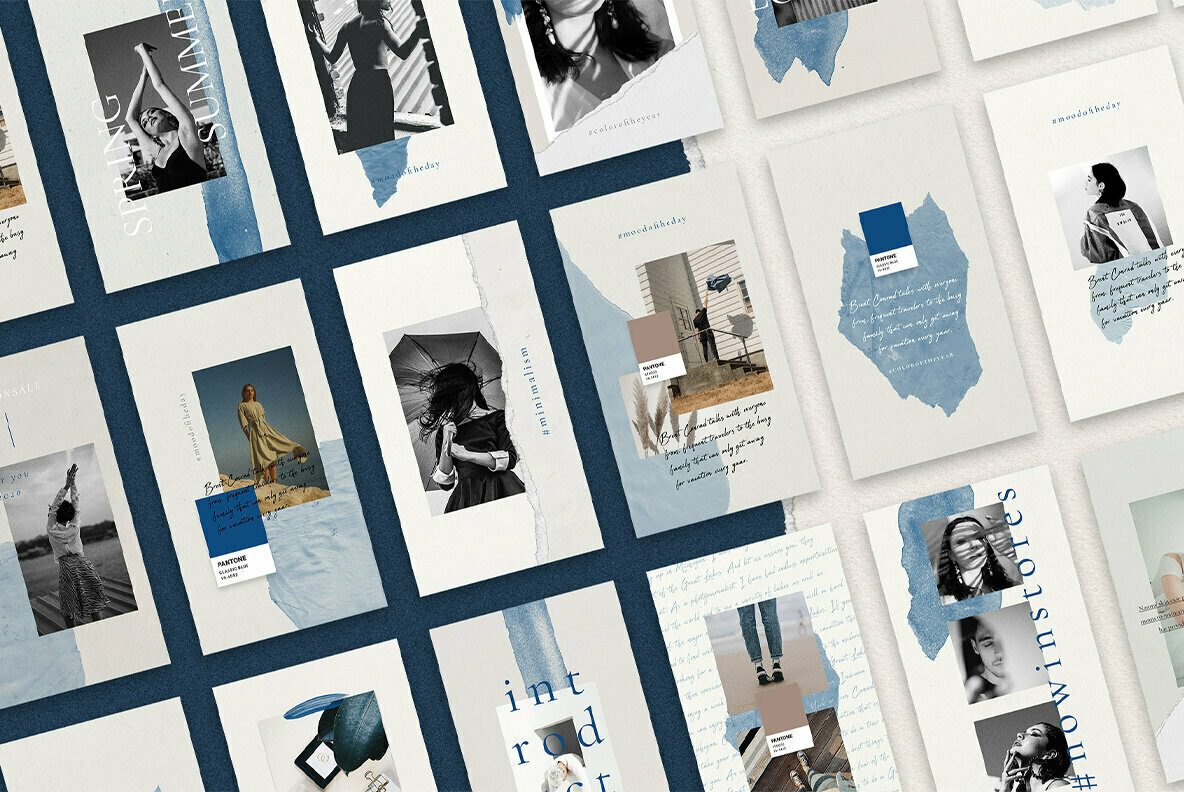 InstaBlue   Minimal Instagram Stories 3