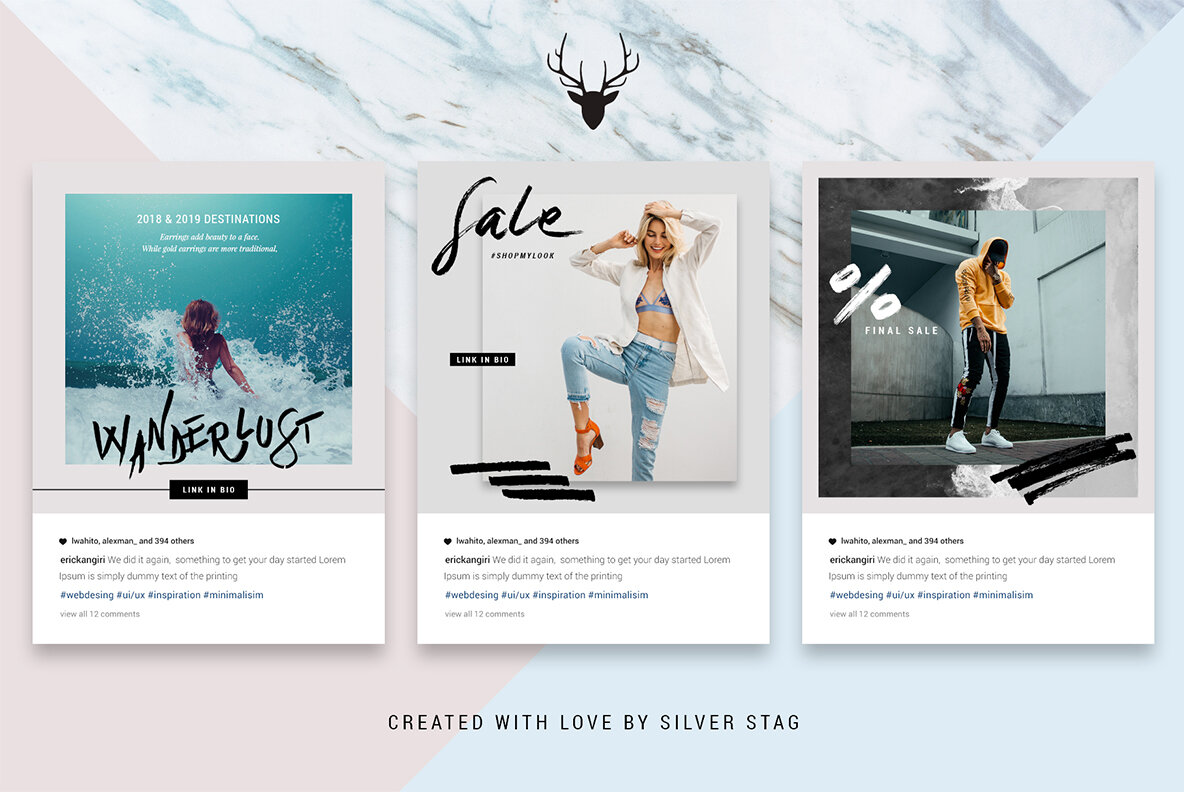 Mini Bundle Animated Instagram Posts Stories Pack Mini Bundle Animated Instagram Posts Stories Pack