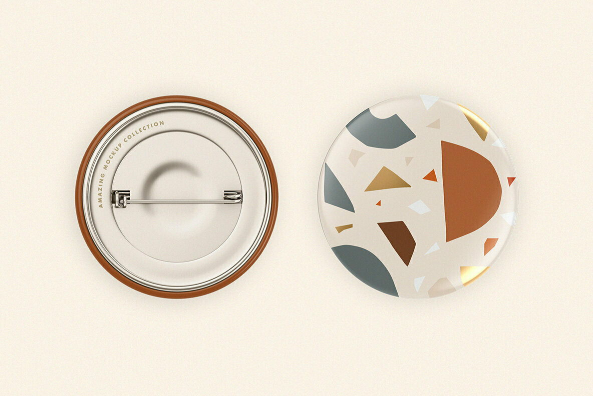 Button Badge Mockup Button Badge Mockup