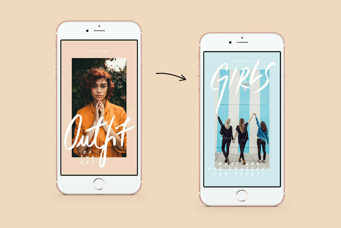 Rose Gold ANIMATED Instagram Stories Rose Gold ANIMATED Instagram Stories