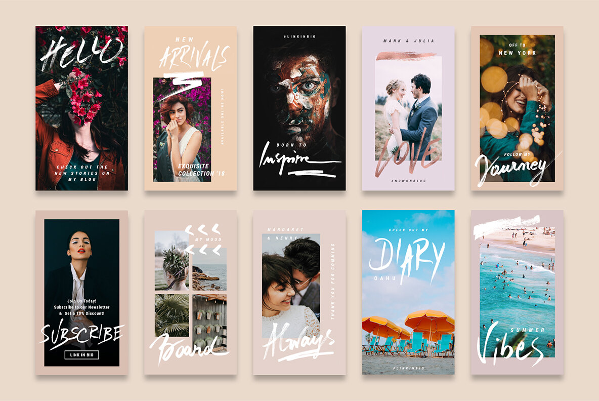 Rose Gold ANIMATED Instagram Stories Rose Gold ANIMATED Instagram Stories