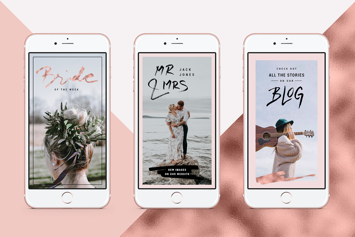 Rose Gold ANIMATED Instagram Stories Rose Gold ANIMATED Instagram Stories