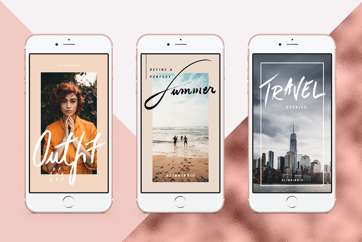 Rose Gold ANIMATED Instagram Stories Rose Gold ANIMATED Instagram Stories