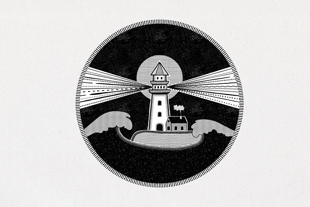 Lighthouse Liner Brushes for Illustrator Lighthouse Liner Brushes for Illustrator