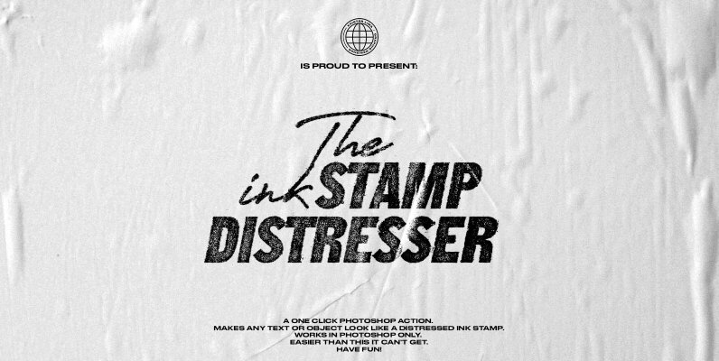 The Ink Stamp Distresser   One Click