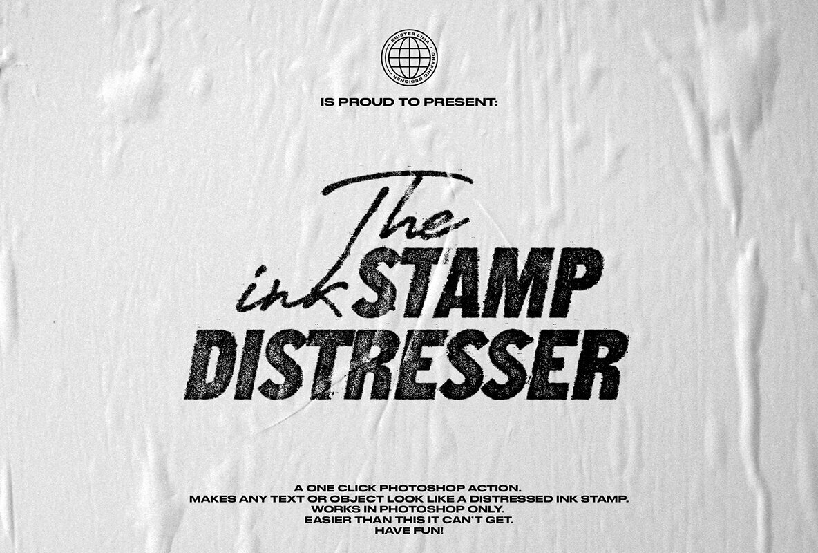 The Ink Stamp Distresser   One Click