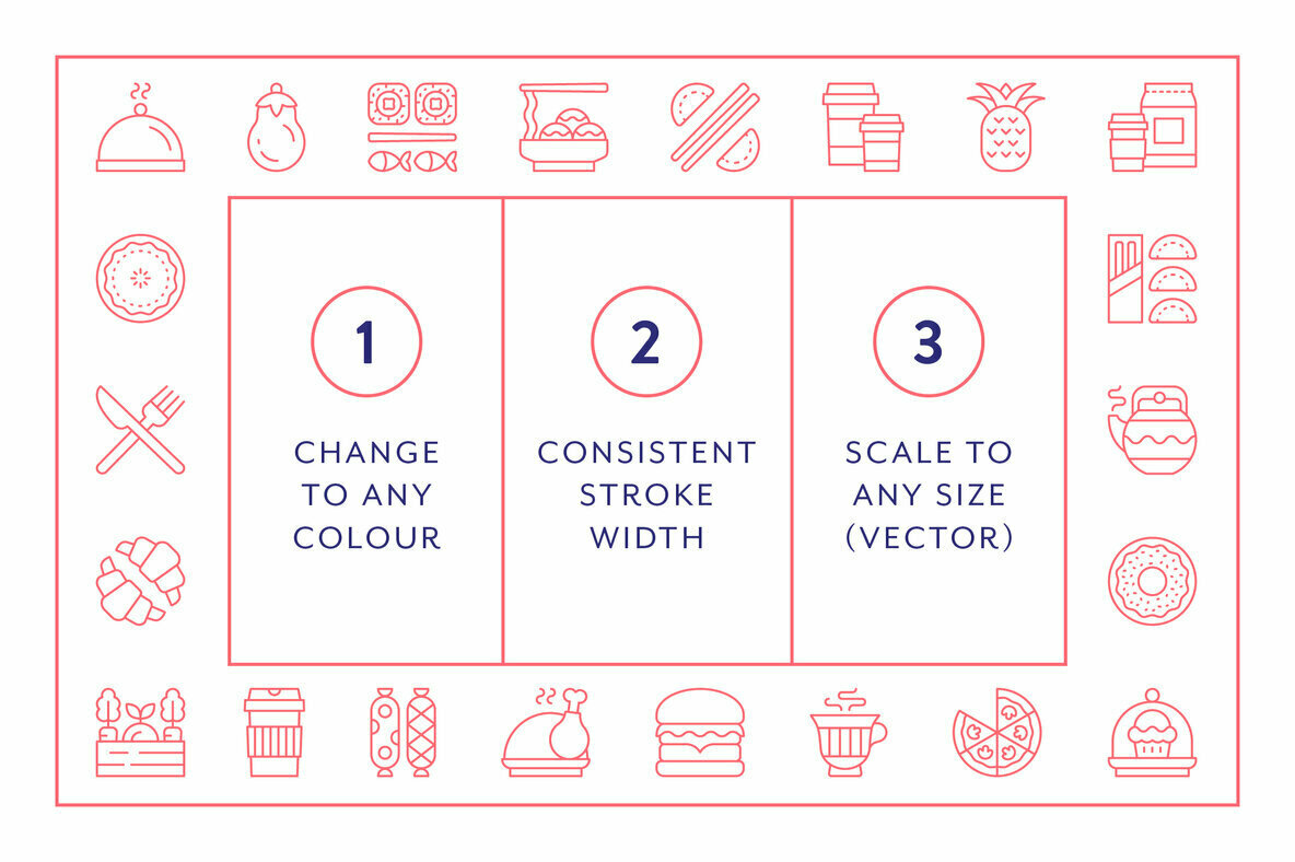 Food and Drink Icons 3