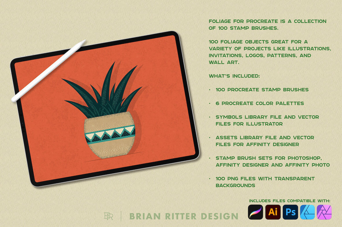 Foliage for Procreate Foliage for Procreate