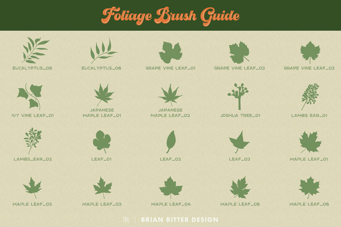 Foliage for Procreate Foliage for Procreate