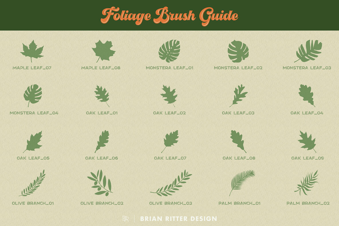 Foliage for Procreate Foliage for Procreate
