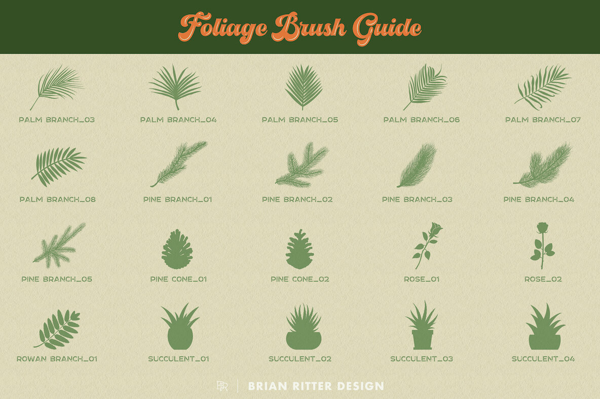 Foliage for Procreate Foliage for Procreate