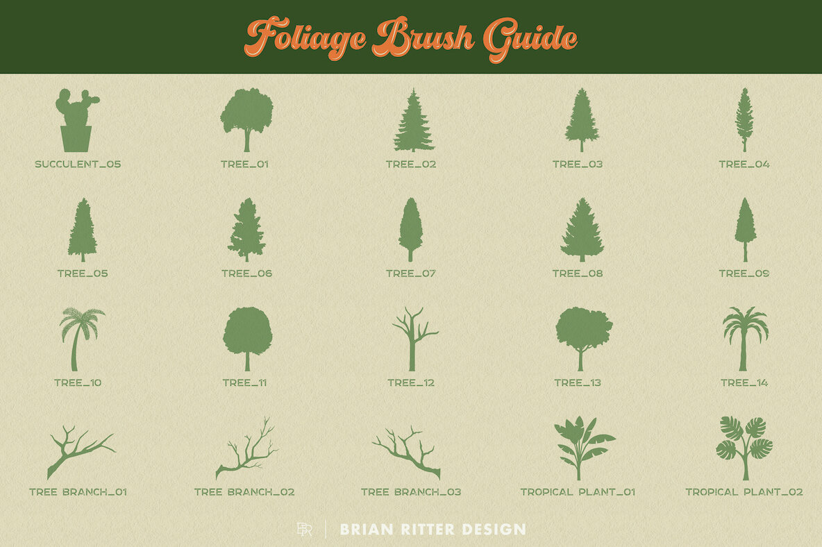 Foliage for Procreate Foliage for Procreate