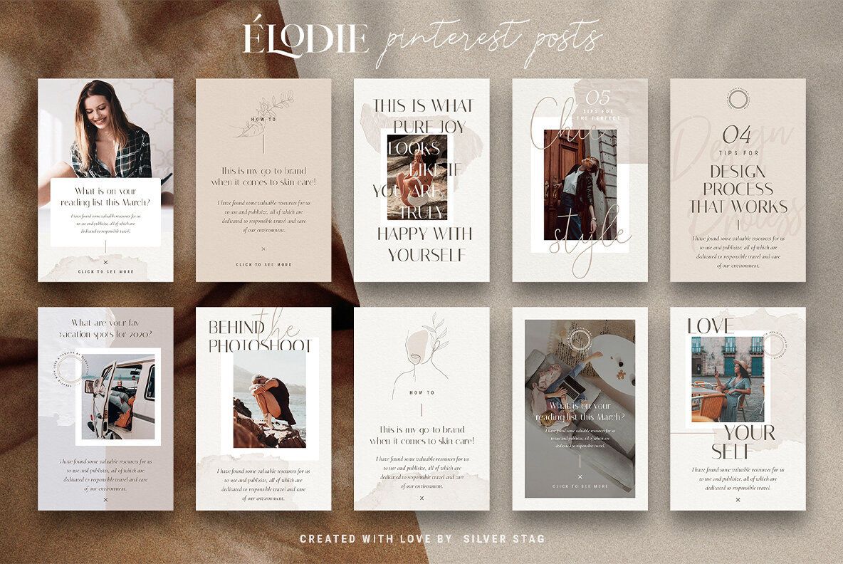 Elodie   Pinterest Post Templates 9