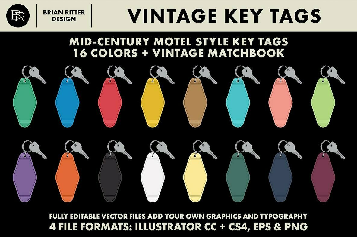 Vintage Key Tags 3
