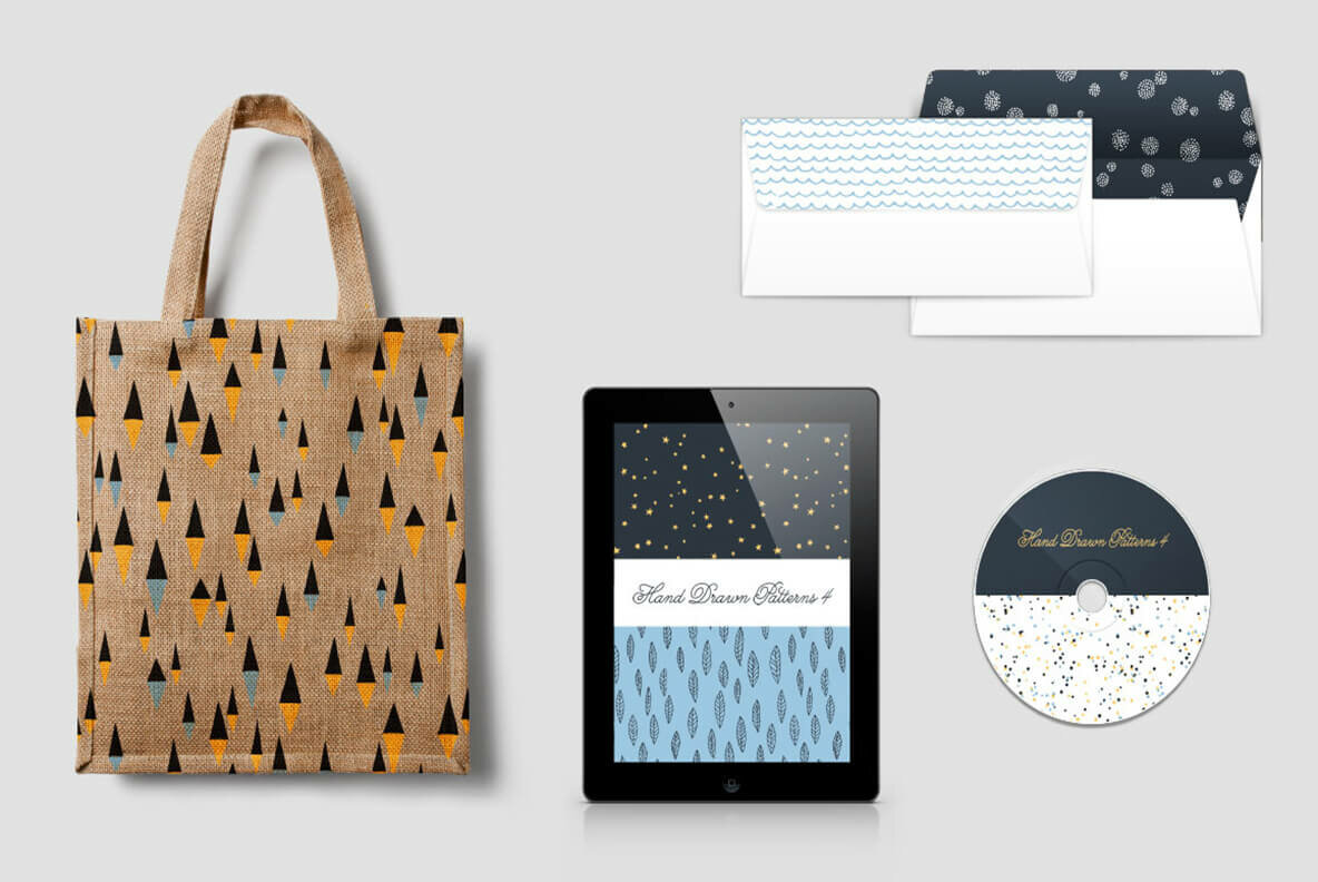 100 HandDrawn Patterns Bundle 12