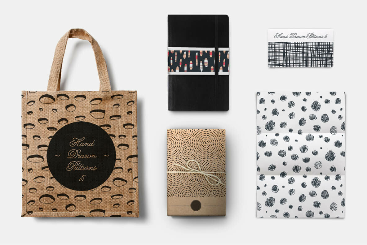 100 HandDrawn Patterns Bundle 15