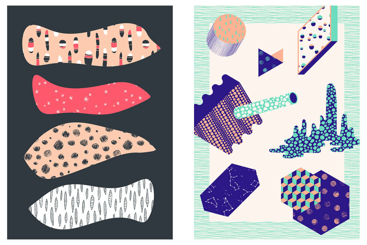 100 HandDrawn Patterns Bundle 16