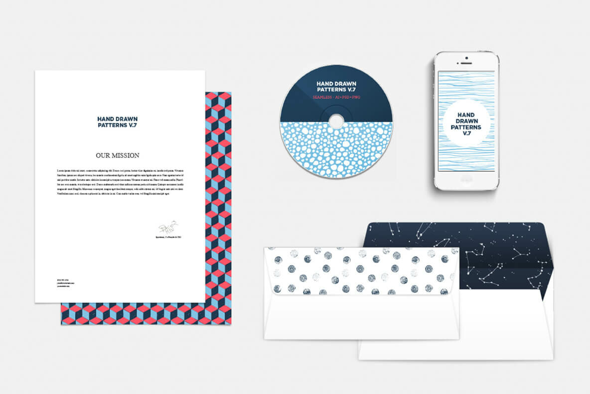 100 HandDrawn Patterns Bundle 22