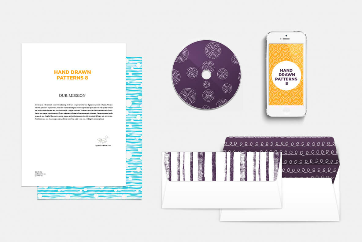 100 HandDrawn Patterns Bundle 25