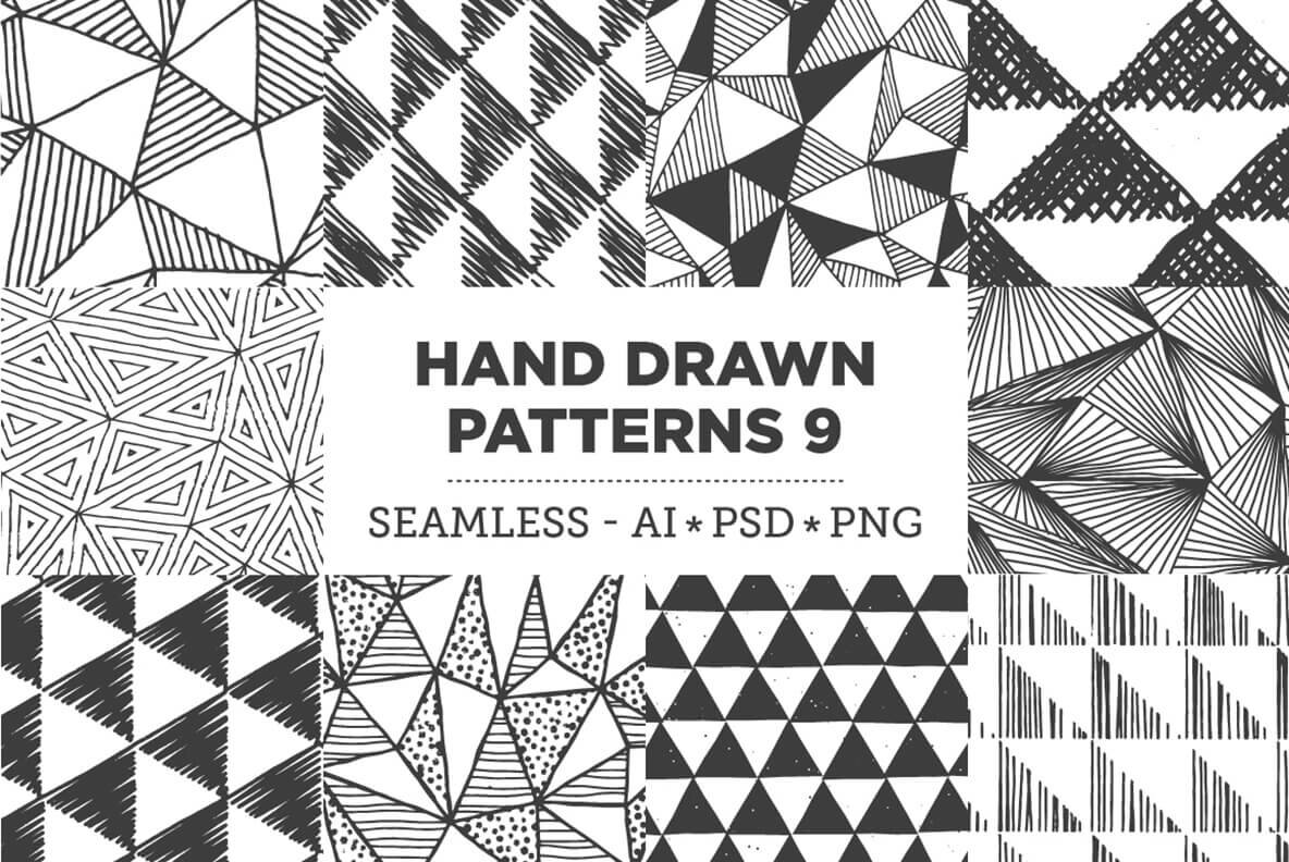 100 HandDrawn Patterns Bundle 27