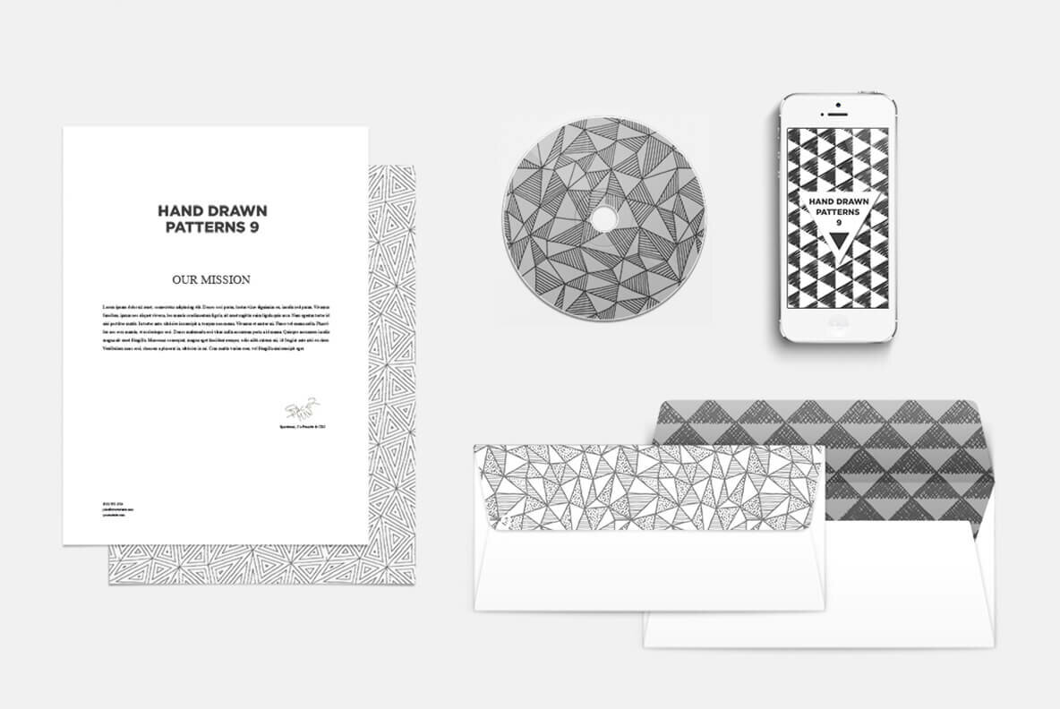 100 HandDrawn Patterns Bundle 28