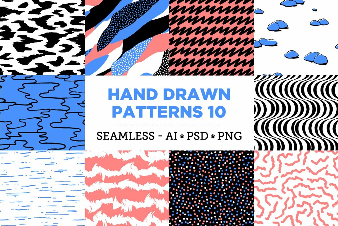 100 HandDrawn Patterns Bundle 30
