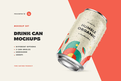 Drink Can Mockups