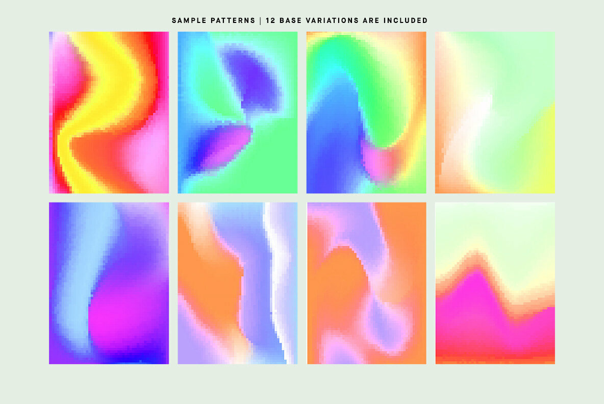 Halftone Heat   Abstract Backgrounds 4