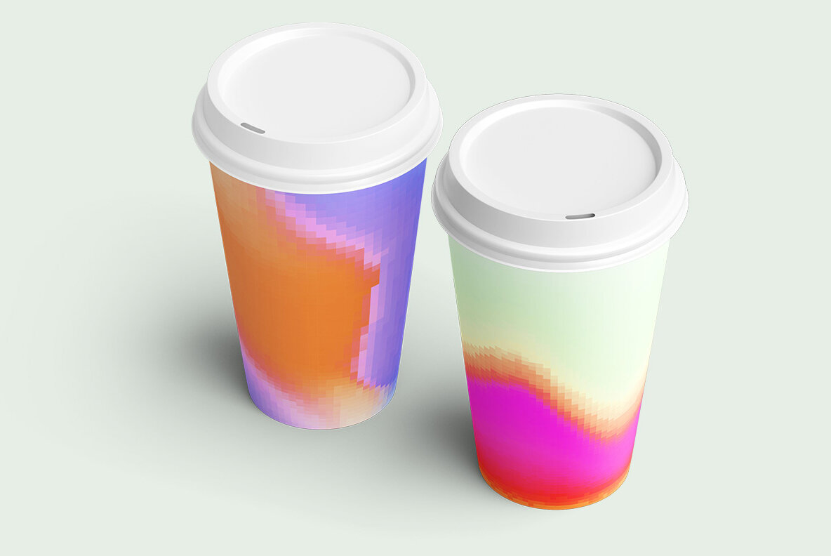 Halftone Heat   Abstract Backgrounds 8