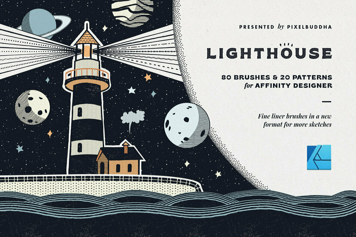 Lighthouse Liner Affinity Brushes Lighthouse Liner Affinity Brushes