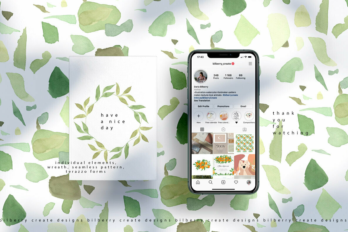 Greenery Terrazzo Greenery Terrazzo