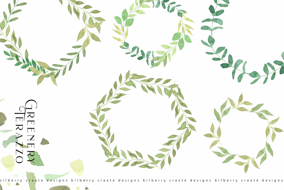 Greenery Terrazzo Greenery Terrazzo