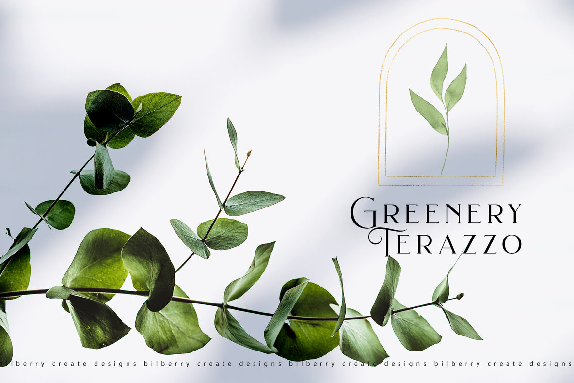 Greenery Terrazzo Greenery Terrazzo